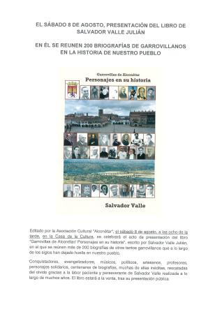 Presentación libro Salvador