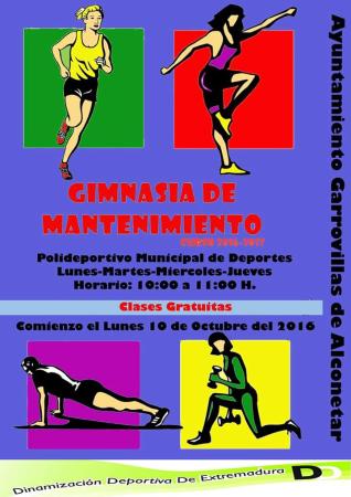 Imagen Gimnasia de Mantenimietno